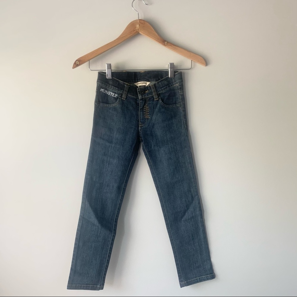 Munster Denim Slim Beaten Indigo Jeans
